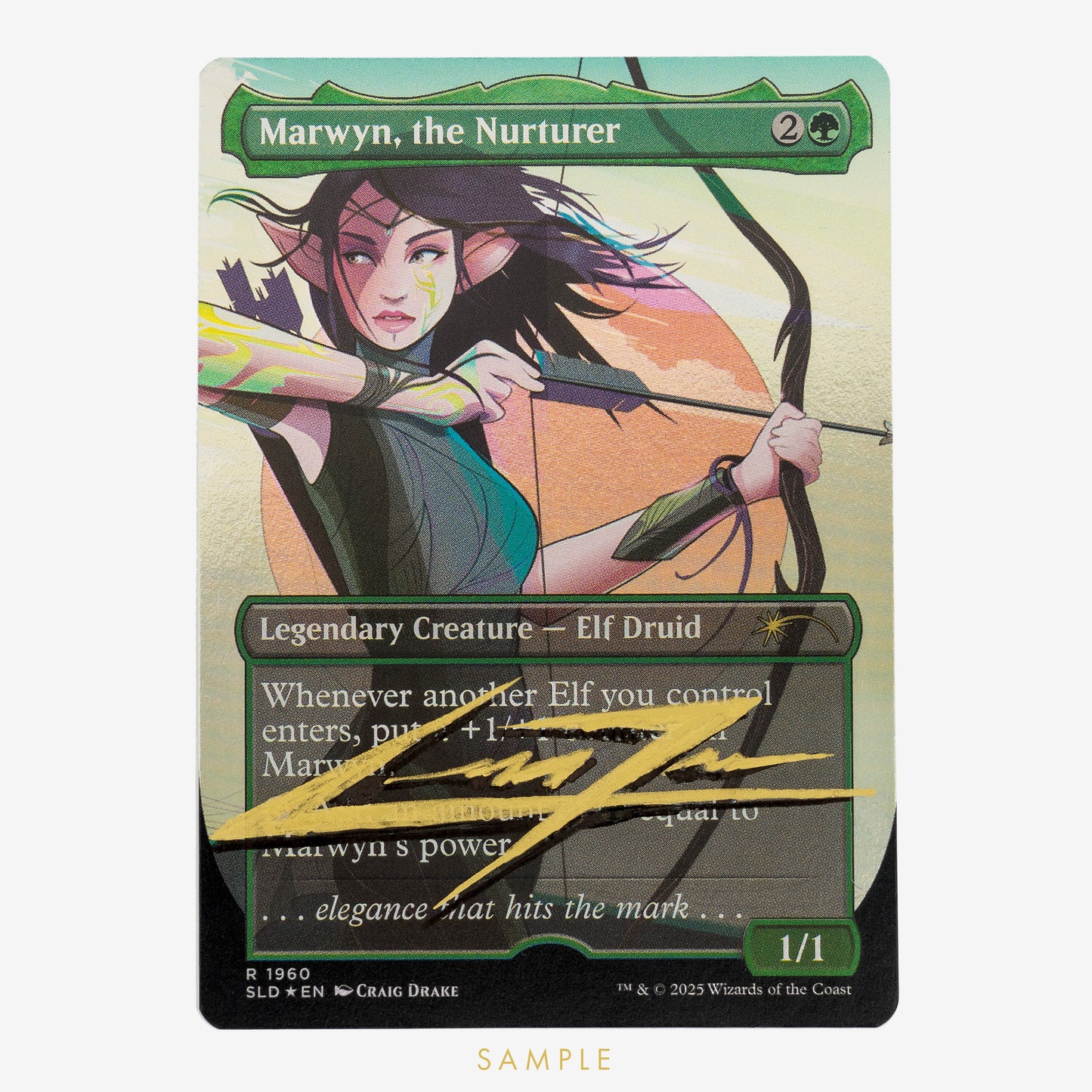 Marwyn, the Nurturer: Signed Foil Artist Proof (AP) – Craig Drake | MTG Secret Lair 2025