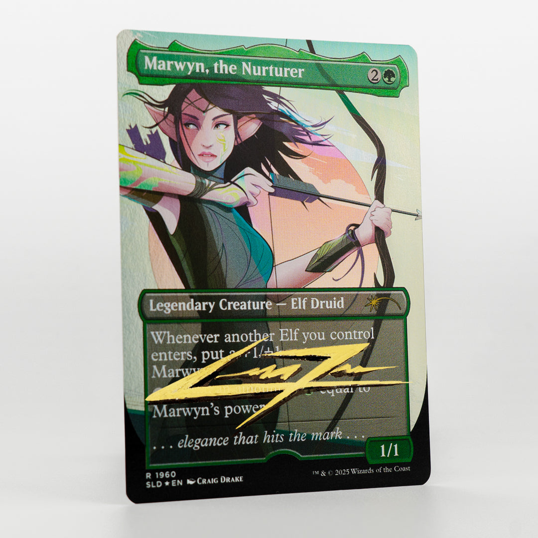 Marwyn, the Nurturer: Signed Foil Artist Proof (AP) – Craig Drake | MTG Secret Lair 2025