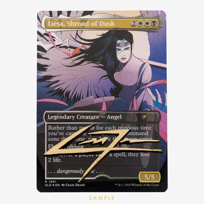 Liesa, Shroud of Dusk: Signed Foil Artist Proof (AP) – Craig Drake | MTG Secret Lair 2025