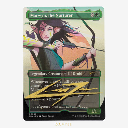 Marwyn, the Nurturer: Signed Foil Artist Proof (AP) – Craig Drake | MTG Secret Lair 2025