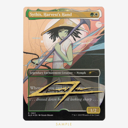 Sythis, Harvest's Hand: Signed Foil Artist Proof (AP) – Craig Drake | MTG Secret Lair 2025